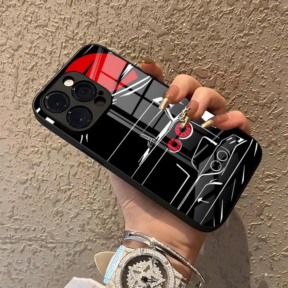 JDM Sports Cars Male Men Phone Case For IPhone 15 Pro Max 14 Pro 12 16 11 13 Mini X XR XS 8 7 Plus SE Tempered Glass Back Cover