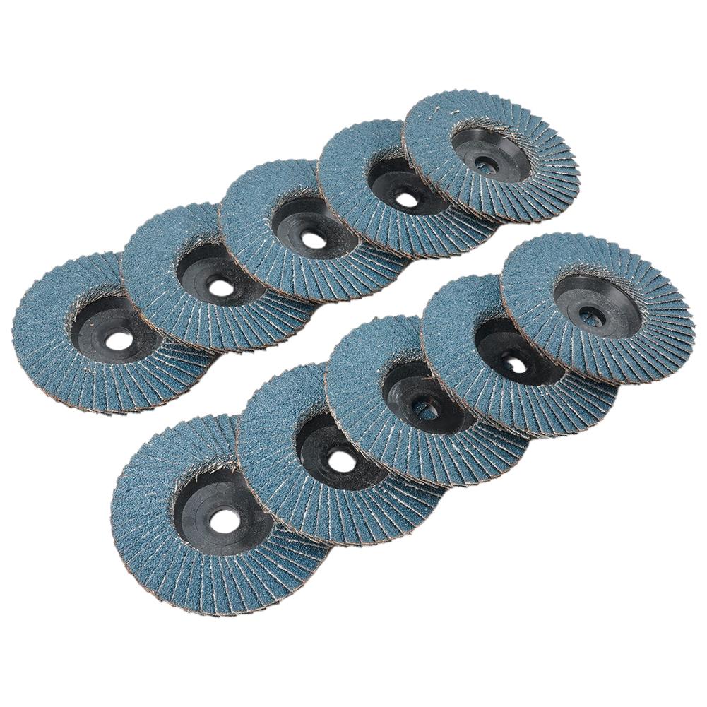 10pcs Grindering Discs 75mm 3 Inch Sanding Discs 120 Grit Grinding Wheels Blades Wood Cutting For Angle Grinder Abrasive Tool