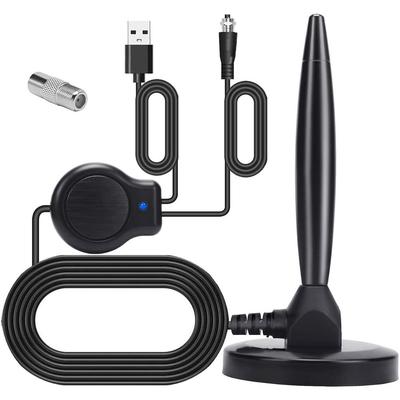 120 Mile High Definition Digital Indoor TV Antenna Smart Signal Amplifier TV Aerial