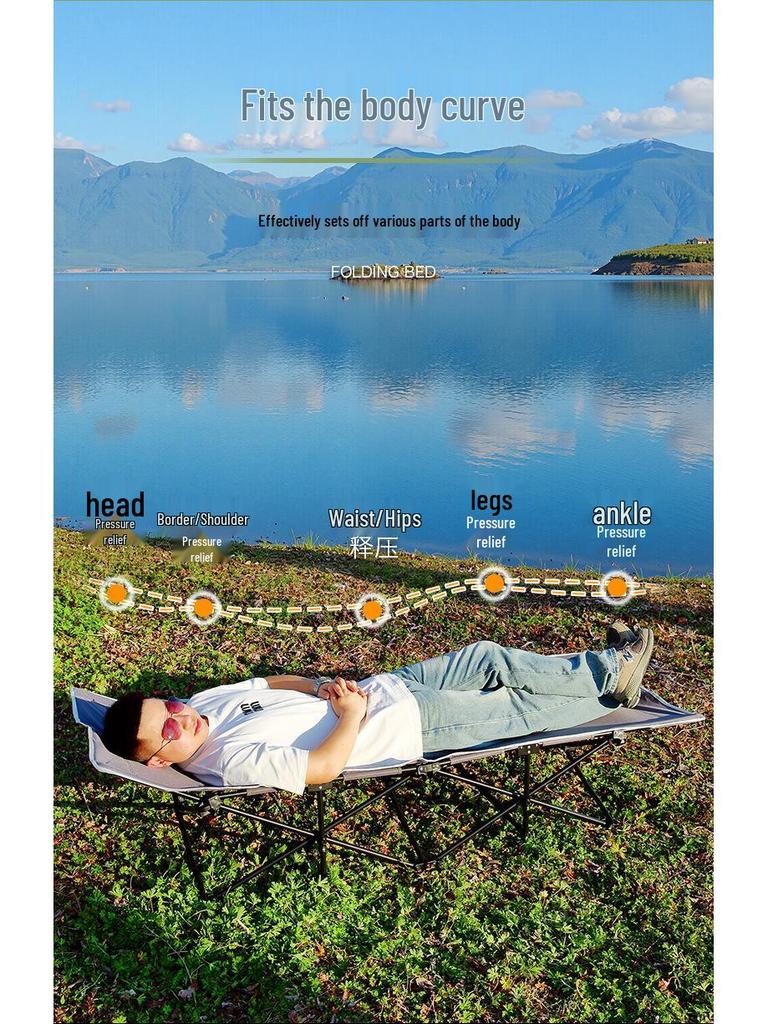 Portable Folding Single Sofa Bed for Office, Hospital, or Camp Use