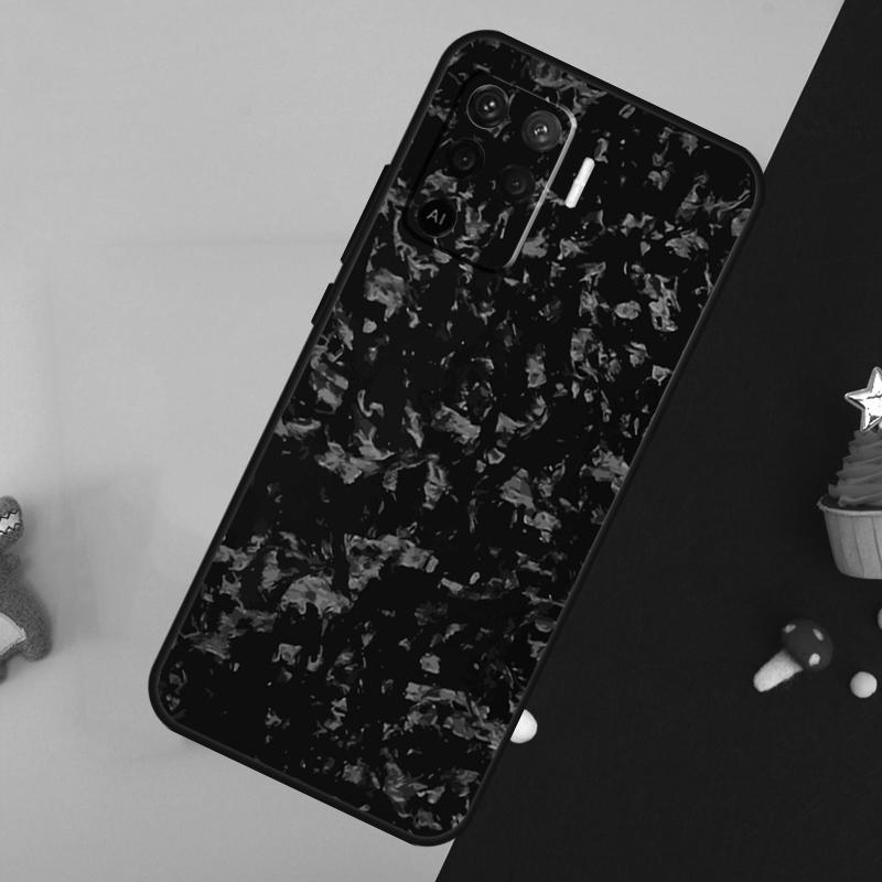 Forged Carbon Case For Oppo A96 A76 A16 A17 A57 A60 A40 A80 A18 A38 A58 A78 A98 A15 A54 A74 A94 A6 A5 Pro