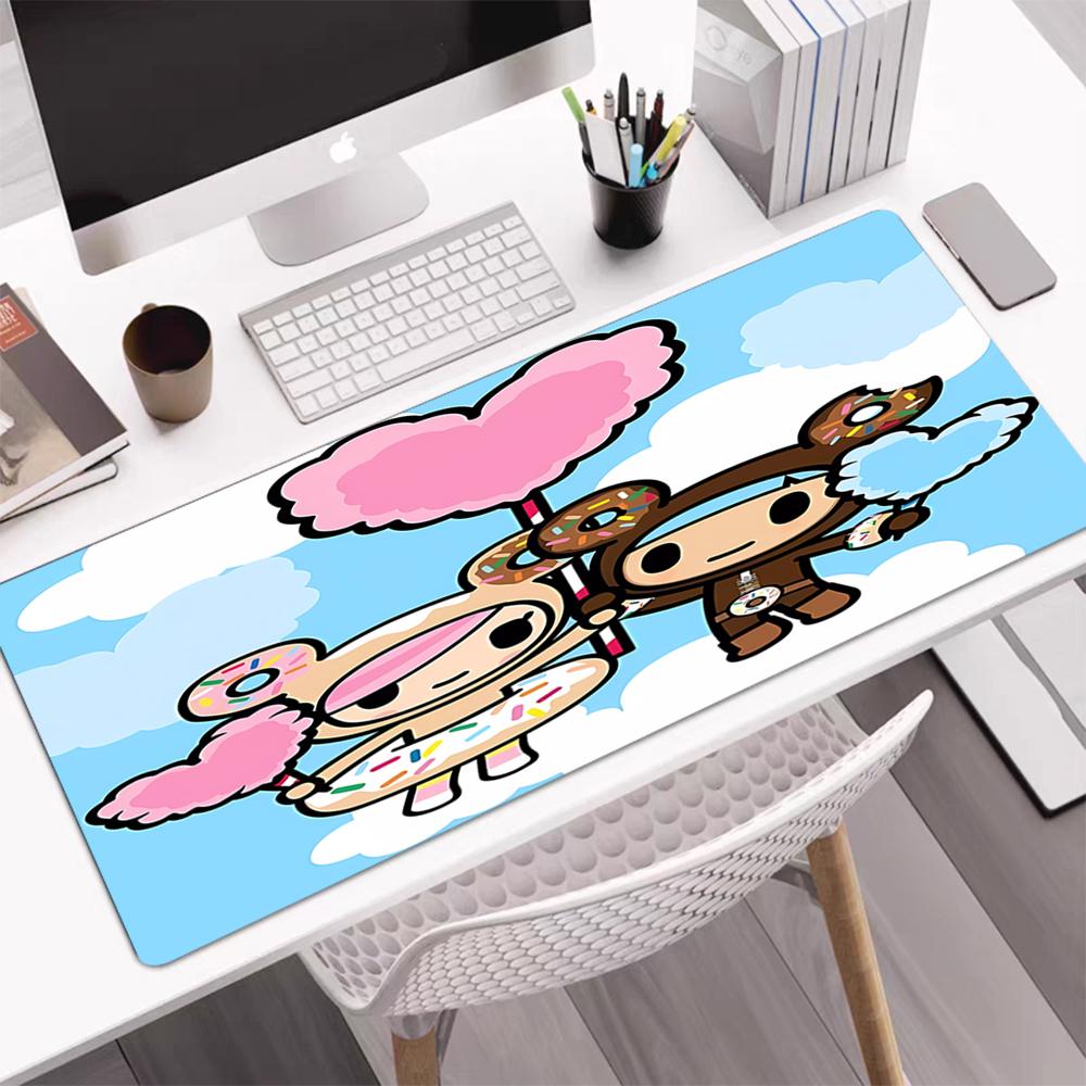 tokidoki Theme Mouse Pad, Non Slip Rubber Base, Multifunctional Office & Home Decor, Perfect for Workspace Personalization.