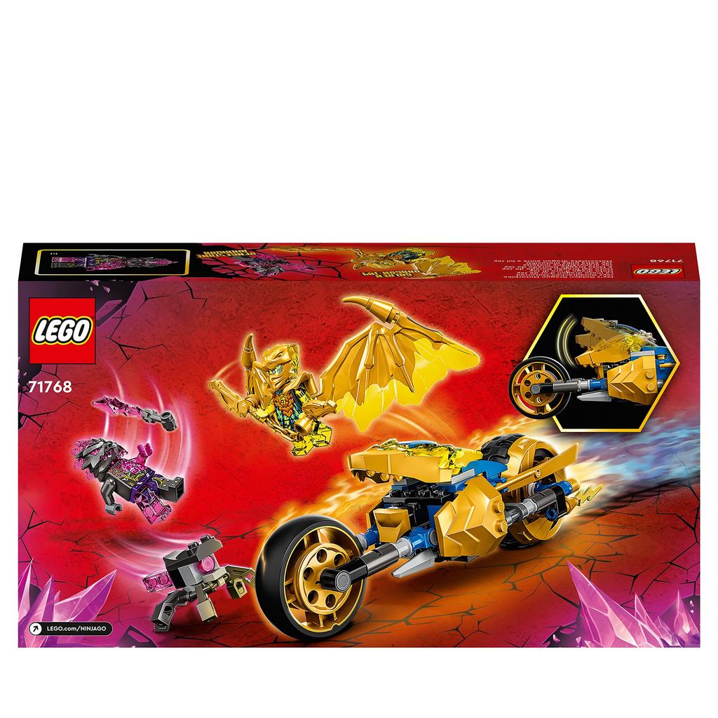 LEGO Ninjago Jay's Golden Dragon Bike 71768, Toy, Building Blocks, Gift, Ninja Bike, Boys, Ages 7 and Up