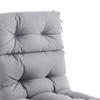 Outdoor Backrest Chair Cushion, Rocking Cushion with Ties, Soft High Back