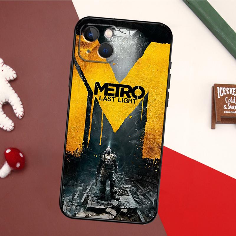 Metro 2033 Case For iPhone 16 15 14 13 12 Mini 11 Pro Max X XR XS 7 8 Plus Soft Bumper Cover