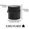 Round Flip-Top Watch Storage Box PU Leather Watch Storage Holder Watch Display Case  Daily Commute