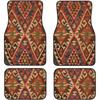 Car Floor Mats Set Of 4, Oriental Turkish Persian Carpet Front And Back Rug Mats Decorative Universal For Cars SUV Trucks Vans