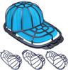 Lavaggio Cappello Aggiornato Gabbia Multifunzione per Lavare Cappellini da Baseball per Adulti Bambini Telaio Lavaggio Cappelli Pulitori Cappelli Modellatore Protettore