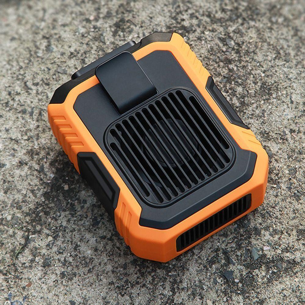 4000mAh Waist Clip On Fan Power Bank Mini Electric Fans Durable Waist Mounted Fan Sports