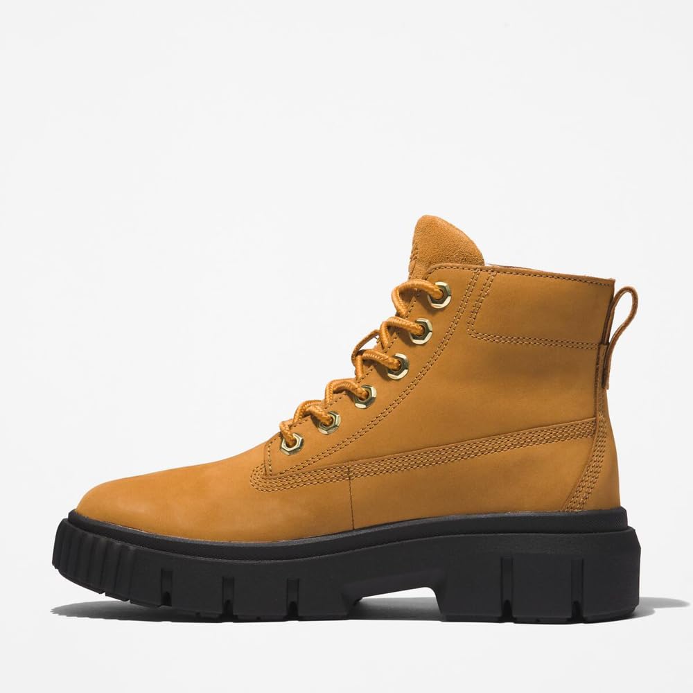 Timberland Greyfield Mellomhøye Snørestøvletter, Dame, TB0A5RP42311, Hvit, 8.0 (25,0 cm)