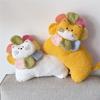 Cute Cat Embroidered Plush Cushion For Sofa Lounge Decor Girls Gift