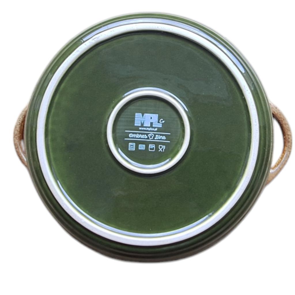 SOUP TURESE 2L CERAMIC POT WITH LID FOR BREAD BAKING 23 Cm