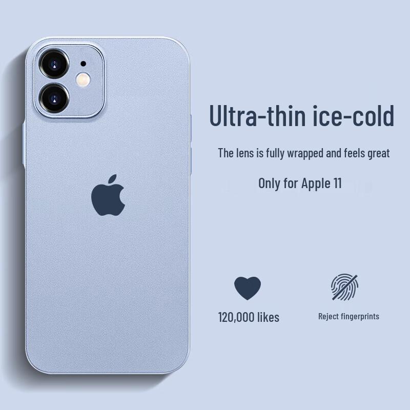

Надтонка матова накладка Nai Xiaoya для iPhone із захистом усіх камер