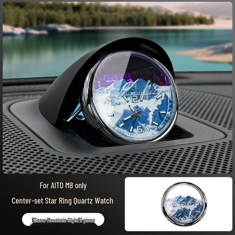 

AITO M8 Star Ring Central-Mounted Car Clock for 25 Models