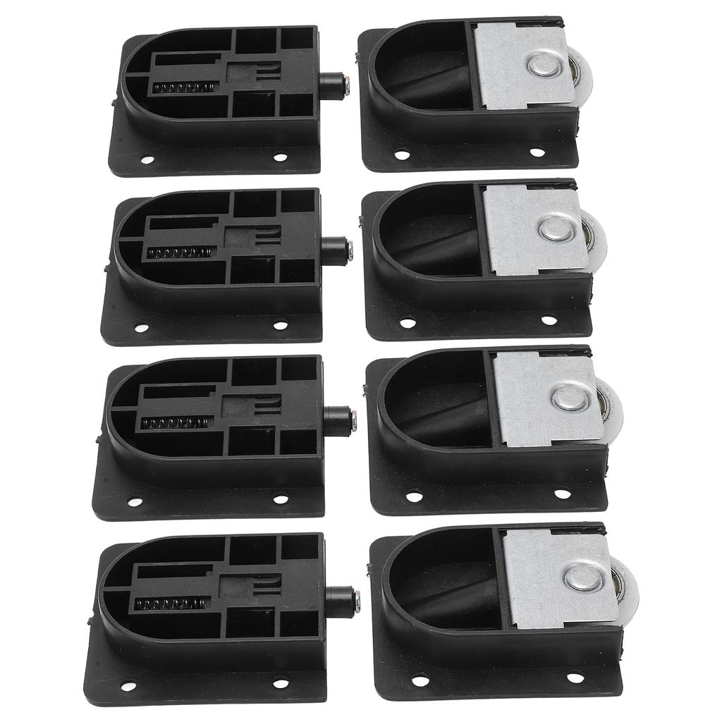 4 Sets Sliding Door Roller 25mm Wardrobe Pulley Wheel Accessory for Cabinet Furniture