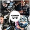 Rubber Side Cover Grommets 6pcs Grommets Kit Replacement Rubber Grommets For Motorcycle & Easy To Install For Battery Covers