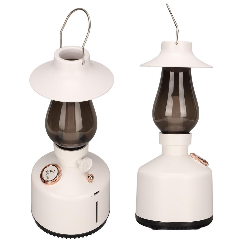 Vintage Nachtlicht Lautsprecher IPX4 Wasserdicht Handheld 360 Grad Surround Sound Retro Nachtlicht