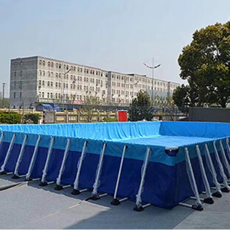 Цветущий лист Большой прямоугольный каркасный набор для бассейна