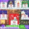 2026 Christmas Countdown Calendar 100 Days Advent Desk Calendar Daily Flip Page Holiday Surprise