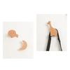 Wooden Wall Hook Lightweight Adhesive Hook with Natural Wood Grain Design Hook for Items Kids Schoolbags Hats Scarves