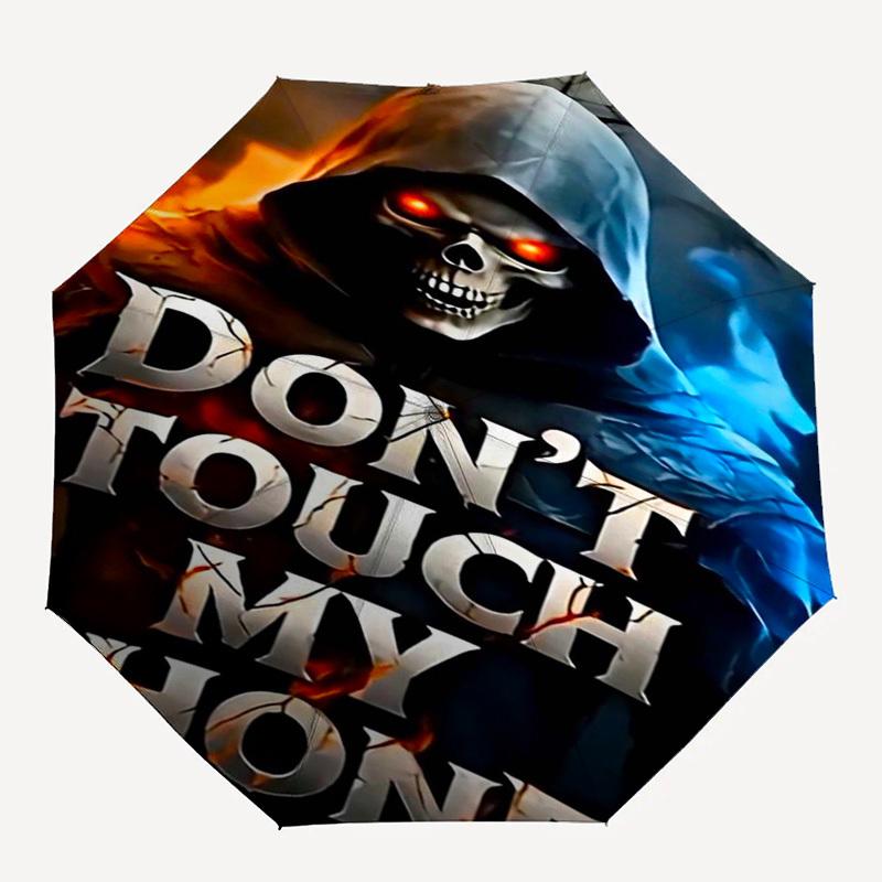 1 шт. НЕ ТРОГАЙ МОЙ ТЕЛЕФОН Автоматически открывающийся, Ветрозащитный, Компактный Дорожный Зонт, Подарок на День Рождения, Рождество, Бизнес 93058