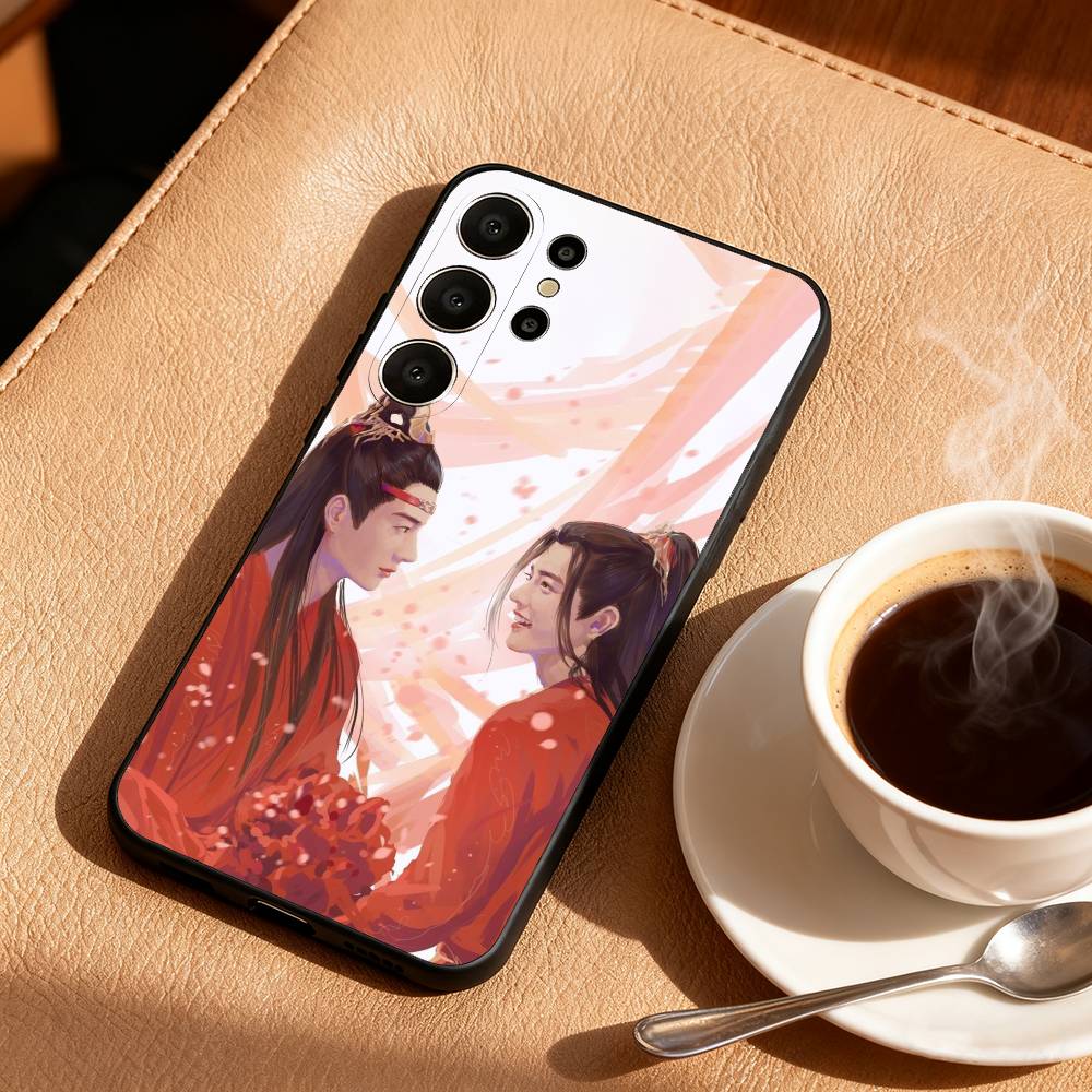 

Y-Yibo W-Wang The U-Untamed Phone Case For Samsung S25,24,23,22,30,21,10,9,Ultra,Plus,Lite,FE Soft Black Case Samsung S20plus5G