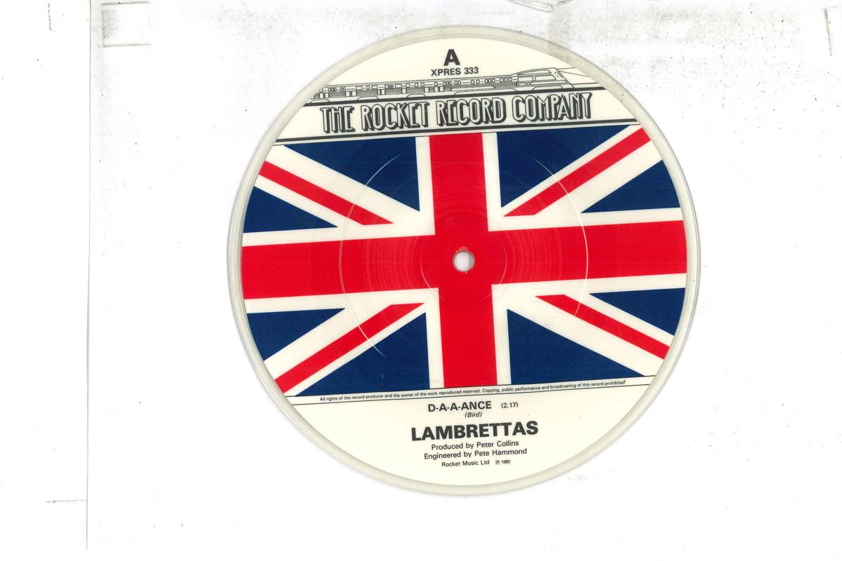 

7inch Record LAMBRETTAS - D-a-a-ance / (Can t You) Feel The B XPRES333 ROCKET RECORD C 1980 UK Rock Used