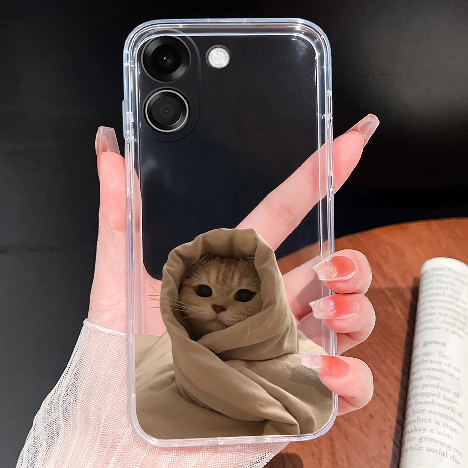 For Poco X8 Pro Max 5G Phone Case Leisure Style Soft Cover Transparent Silicone Funda For Poco X 8 Lightweight Anti Drop Bumper
