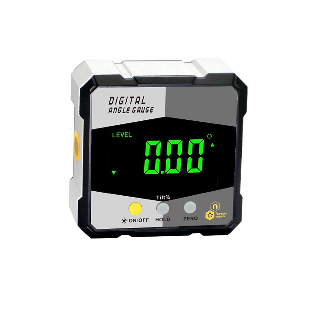 Four Sided Magnetic Digital Inclinometer Rechargeable Digital Angle Finder Angle Level  Home