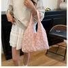 Canvas Bags Design Sense Summer New Bags Simple Flower Shoulder Bags Tote Handbag Bags