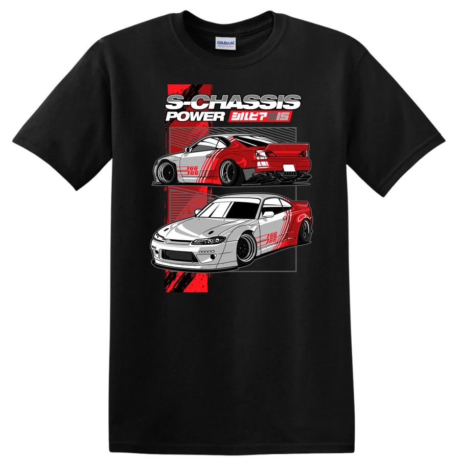 S Chassis Power Car Art T Shirt Drift Racing Graphic Tee Cool Automotive Design XXXL