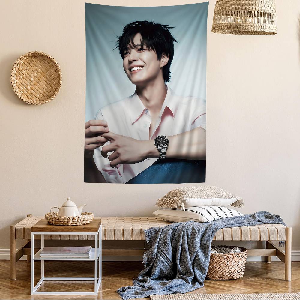 1pc Classic Kpop Park Bo Gum Chart Tapestry Bohemian Wall Tapestries Mandala Wall Art Decor