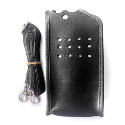 XIR P6600i DEP550e Walkie-Talkie Leather Case with Lanyard - Protective Cover, Drop-Proof Accessory.