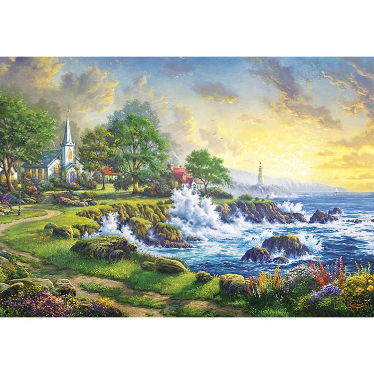 1000 Piece Jigsaw Puzzle - Beach Haven, popular Korean puzzle