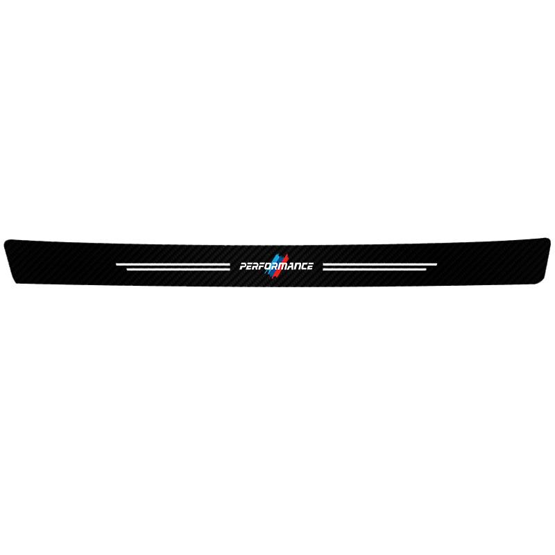 Universal 3D Carbon Fiber Car Door Sill Protector Stickers For BMW Performance E46 E90 F10 F30 X3 F20 E46 E60 E70 E39 E36 E87
