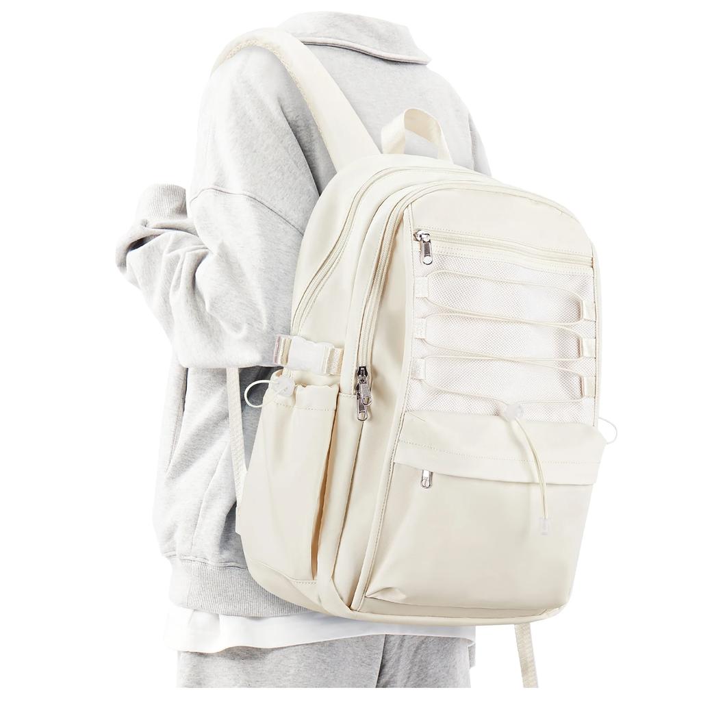 School Backpack for Student ,Large Capacity Outdoor Travel Bag For Boy Girls,High School Basic Bookbag 15.6inch Laptop Backpack