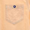 A Bathing Ape Made In Japan Long Sleeve Oxford Button Down Shirt M Orange Men's Used