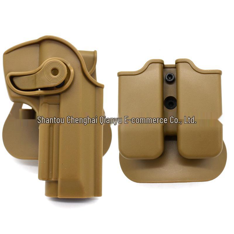 GLOCK Quick Draw Holster Set: IMI Gloves, 1911/M92/17 Waist Holster, Outdoor CS Tactical Magazine Props