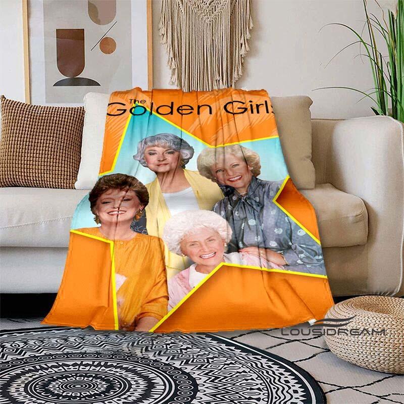 Classic Tv Throw Blanket Golden Girls Friend Ship Flannel Lightweight Plush Fuzzy Cozy Soft Blankets and Throws Custom Blankets2