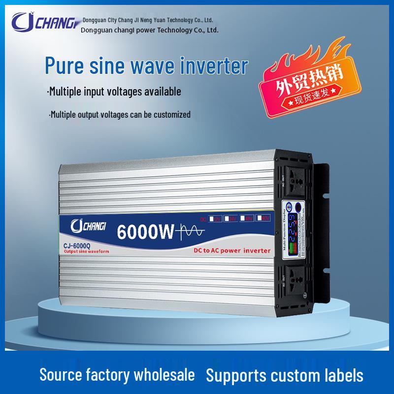 Changji High Power Pure Sine Wave Car Inverter: 12V-60V to 110V/220V Converter