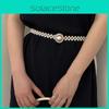 Fashionable Pearl Waist Belt For Dresses With Chic Elastic Design And Trendy Korean Style