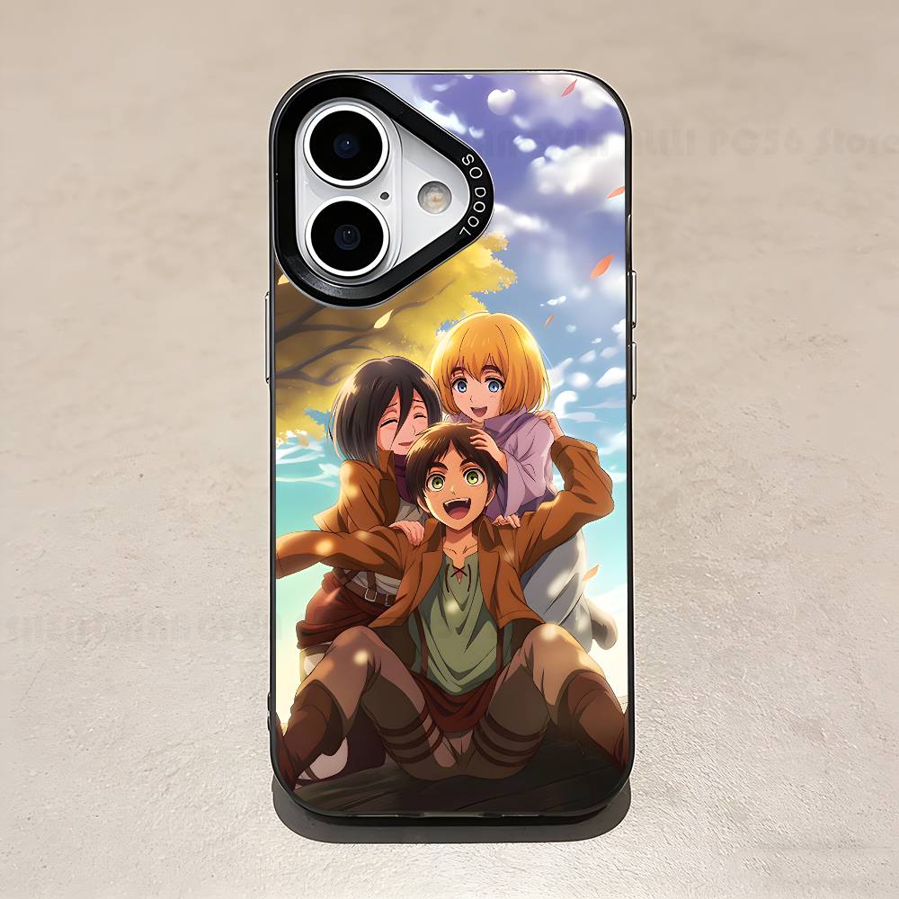 

Eren M-Mikasa Armin Levi Phone Case For IPhone 17 16e 16 15 14 13 12 11 Pro Max X XR XS MAX Back Cover iPhone13PRO