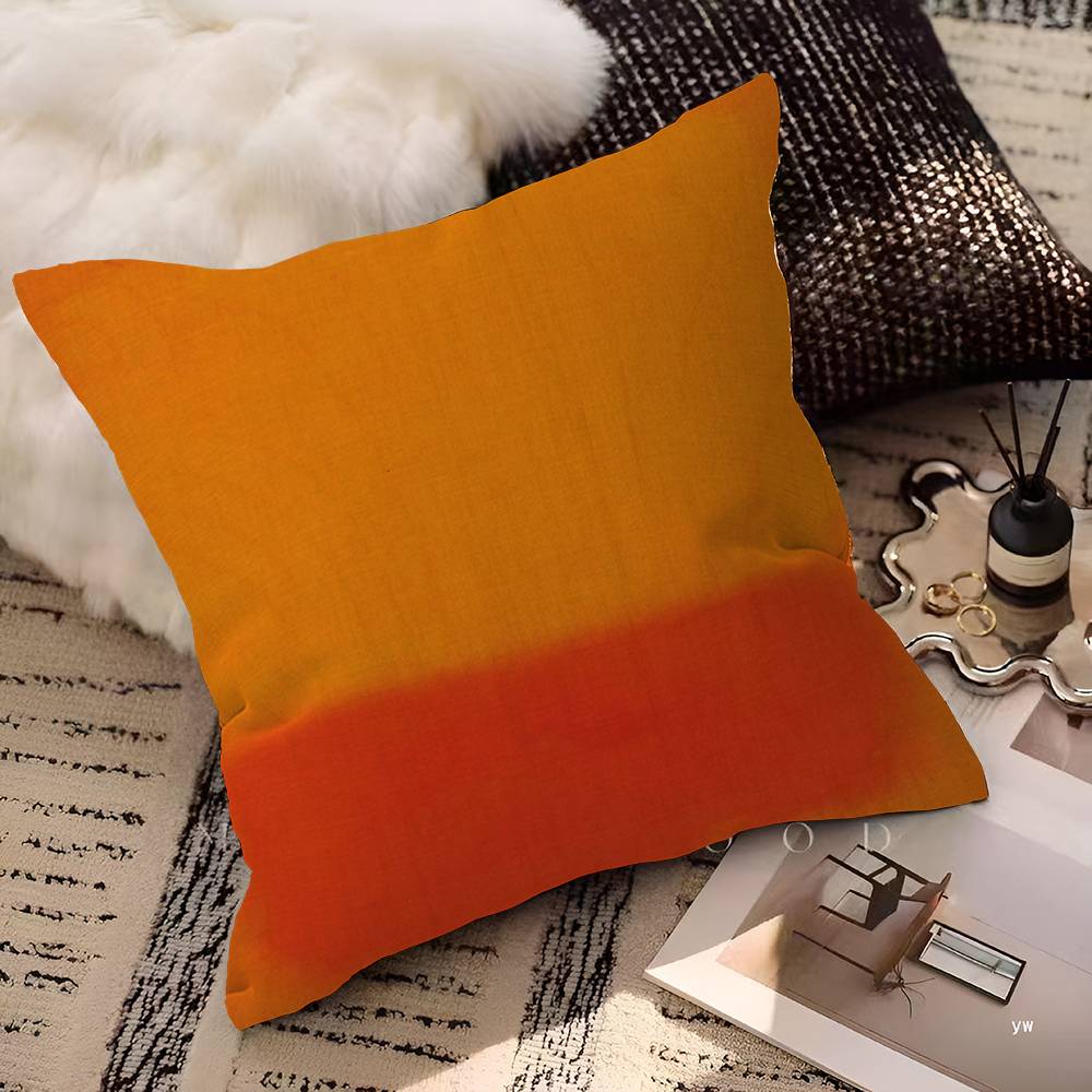 M-Mark Rothko Abstract Art Cushion Cover Inches Farmhouse Decor Home Throw Pillow Covers For Couch Decorations