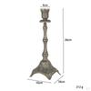Tapered Candle Holder Candelabrum Club Farmhouse Zinc Alloy Ornament Stand Candlestick for