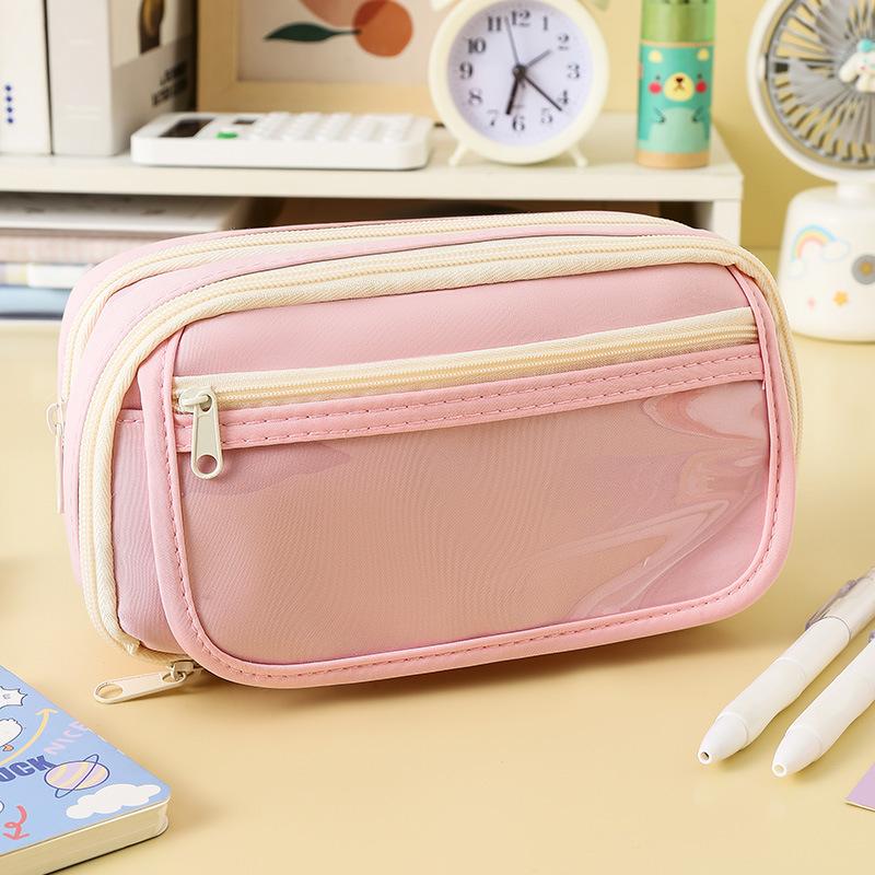 Pencil Case 2025 New Nine-layer Panda Large-capacity Pencil Case Simple Girl Version Junior High School Stationery Pencil Case