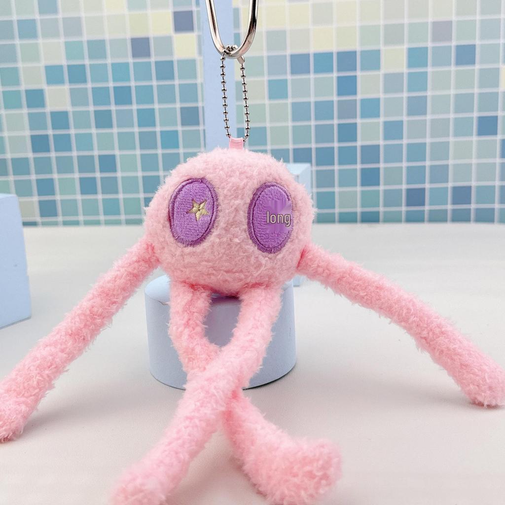 Portachiavi Peluche Bambola Mostro Occhi Grandi