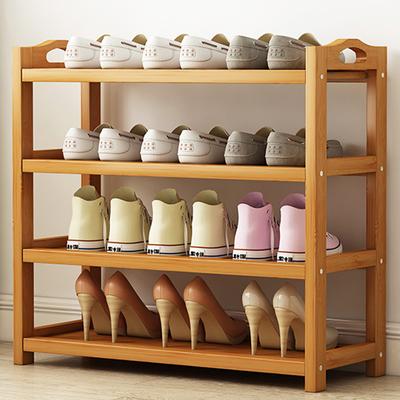 Πολυεπίπεδη Παπουτσοθήκη Πυκνωμένο Μπαμπού Μεγάλης Χωρητικότητας Ανθεκτική Ραφιέρα Αποθήκευσης Παπουτσιών για Υπνοδωμάτιο Κοιτώνα