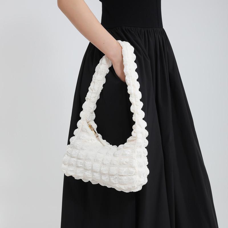 Cute Bubble Single Shoulder Bag For Daily Use With Zipper Closure And Polyester Lining