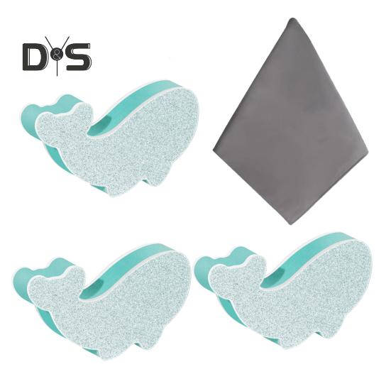 Aquarium Cleaning Sponge for Glass Walls Whale Shape Aquarium Scrubber Fish Tank Scraper Pad Cleaning Tool for Turtle Betta Tanks