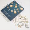 2025 Advent Jewelry Gift Box: Countdown Calendar with Earrings, Necklace, and Bracelet for Women